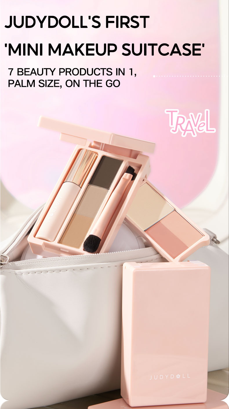 メイク道具・化粧小物 judy Judydoll Portable Multi-Function Box Highlighter Blush Mascara